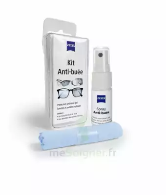 Zeiss Kit Spray Antibuée Fl/15ml + Tissu Microfibres à TARBES