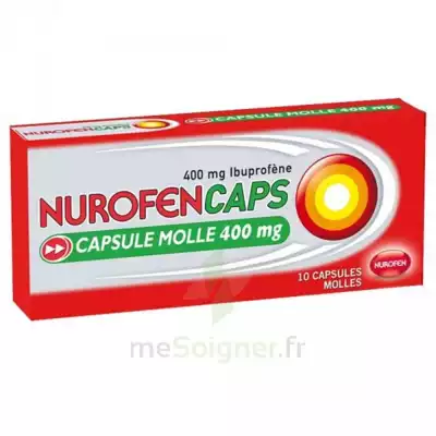 Nurofencaps 400 Mg Caps Molle Plq/10 à TARBES