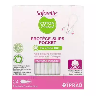 Saforelle Coton Protect Protège-slip Pocket B/24 à TARBES